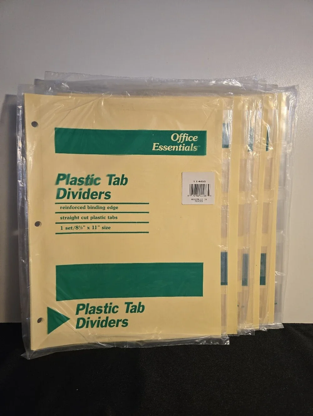5-Tab Binder Dividers, Insertable Tabs [9 Sets Total]